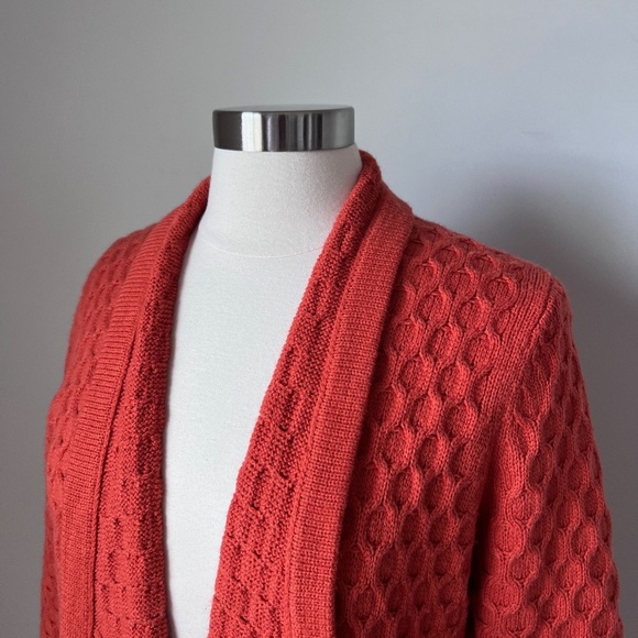 Brixon Ivy Stitch Fix Cable Chunky Knit Faux Cashmere Knit Duster Cardigan M - Picture 2 of 16